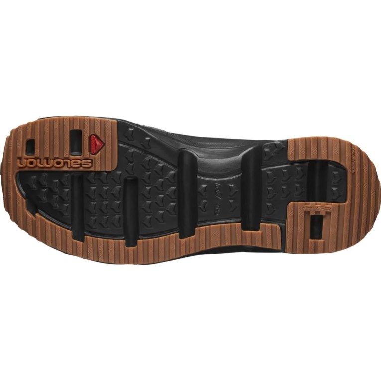 Sandalias de Diapositivas Salomon Rx Cuero Advanced Hombre Negros | MX PBUA315